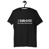 "I Survived The Perfect Pitch Party" T-Shirt